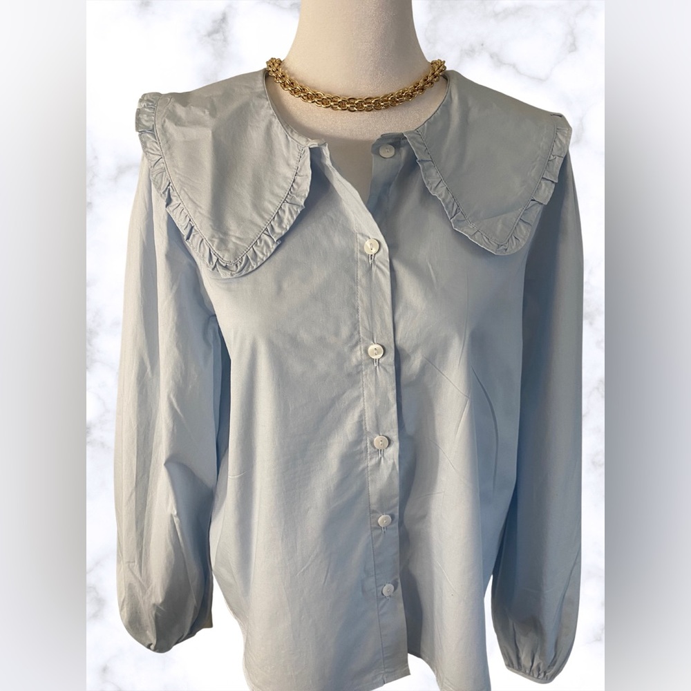 Light Blue Blouse